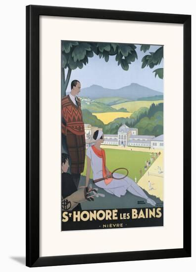 St. Honore les Bains-Roger Broders-Framed Giclee Print