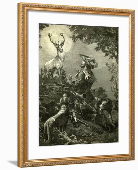 St. Hubertus Austria 1891-null-Framed Giclee Print