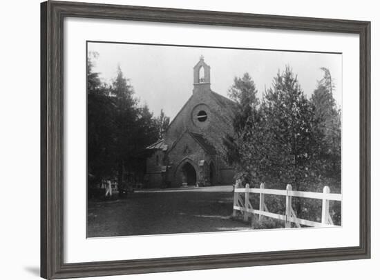 St Hugh's Church, Chakrata, India, 1917-null-Framed Photographic Print