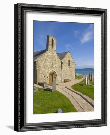 St. Hywyn's Church and Graveyard, Aberdaron, Llyn Peninsula, Gwynedd, North Wales, Wales, UK-Neale Clarke-Framed Photographic Print