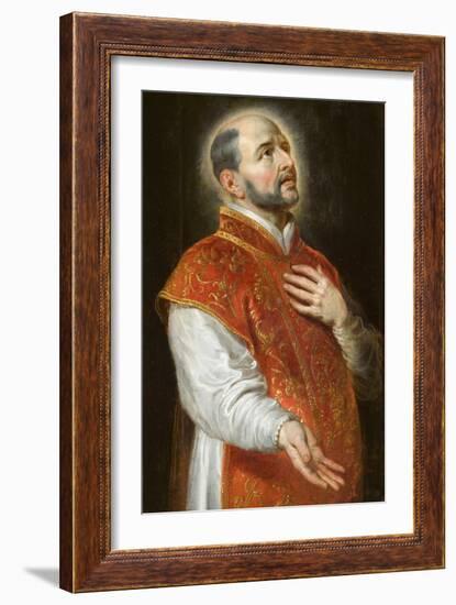 St. Ignatius, C.1600-Peter Paul Rubens-Framed Giclee Print