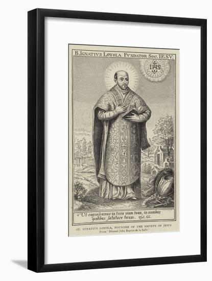 St Ignatius Loyola, Founder of the Society of Jesus-null-Framed Giclee Print