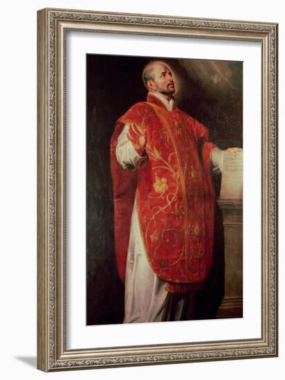 St. Ignatius of Loyola (1491-1556) Founder of the Jesuits-Peter Paul Rubens-Framed Giclee Print