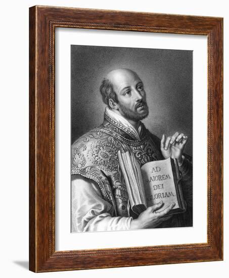 St Ignatius of Loyola, 16th Century Spanish Soldier and Founder of the Jesuits-W Holl-Framed Giclee Print