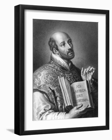 St Ignatius of Loyola, 16th Century Spanish Soldier and Founder of the Jesuits-W Holl-Framed Giclee Print