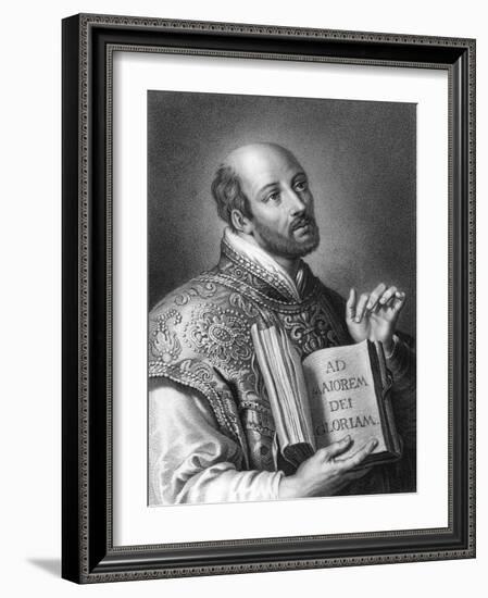 St Ignatius of Loyola, 16th Century Spanish Soldier and Founder of the Jesuits-W Holl-Framed Giclee Print