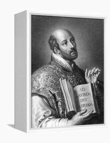 St Ignatius of Loyola, 16th Century Spanish Soldier and Founder of the Jesuits-W Holl-Framed Premier Image Canvas