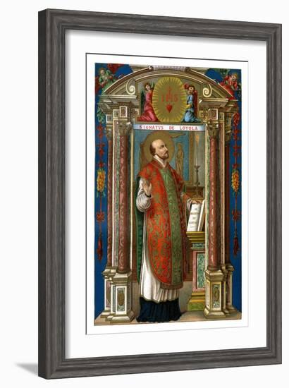 St Ignatius of Loyola, 1886-null-Framed Giclee Print