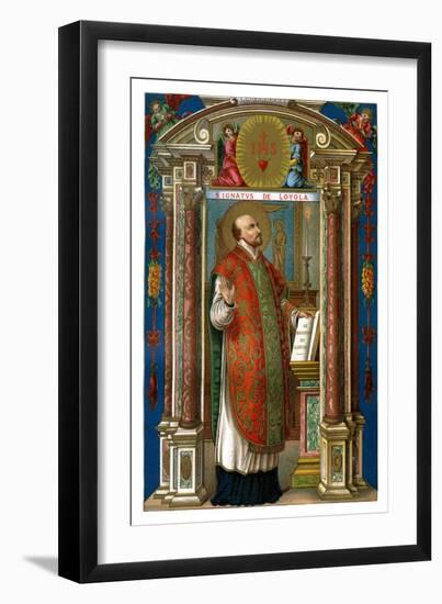 St Ignatius of Loyola, 1886-null-Framed Giclee Print