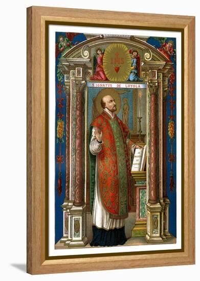 St Ignatius of Loyola, 1886-null-Framed Premier Image Canvas