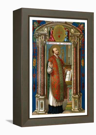 St Ignatius of Loyola, 1886-null-Framed Premier Image Canvas