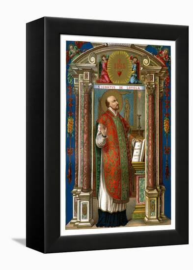 St Ignatius of Loyola, 1886-null-Framed Premier Image Canvas