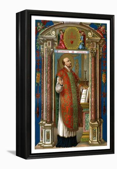 St Ignatius of Loyola, 1886-null-Framed Premier Image Canvas