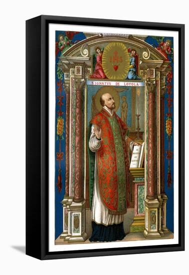 St Ignatius of Loyola, 1886-null-Framed Premier Image Canvas