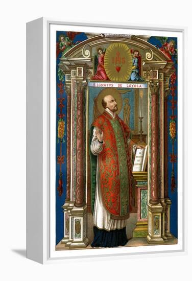 St Ignatius of Loyola, 1886-null-Framed Premier Image Canvas