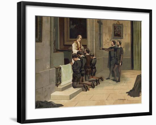 St Ignatius of Loyola, Founder of the Jesuits-null-Framed Giclee Print