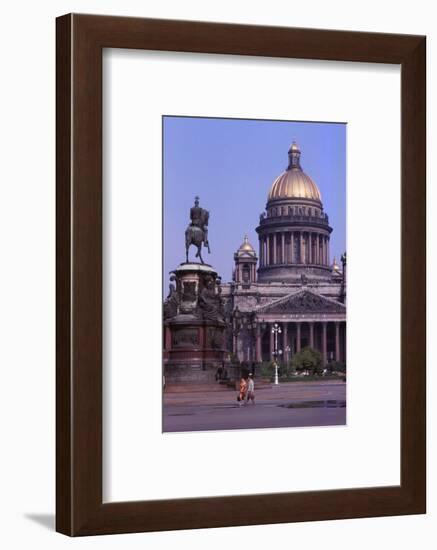 St. Isaacs Cathedral, Leningrad, c1960s-CM Dixon-Framed Photographic Print