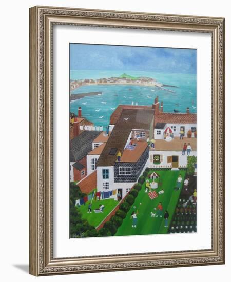 St Ives, Cornwall, 2008 (Acrylic on Board)-Judy Joel-Framed Giclee Print