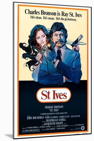 St. Ives, from Left: Jacqueline Bisset, Charles Bronson, 1976-null-Mounted Art Print