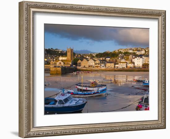 St. Ives Harbour, Cornwall, England, United Kingdom, Europe-Alan Copson-Framed Photographic Print