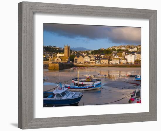 St. Ives Harbour, Cornwall, England, United Kingdom, Europe-Alan Copson-Framed Photographic Print