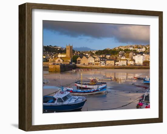 St. Ives Harbour, Cornwall, England, United Kingdom, Europe-Alan Copson-Framed Photographic Print