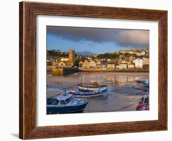 St. Ives Harbour, Cornwall, England, United Kingdom, Europe-Alan Copson-Framed Photographic Print
