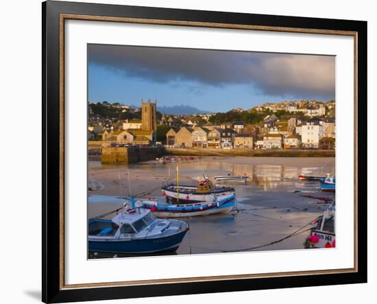 St. Ives Harbour, Cornwall, England, United Kingdom, Europe-Alan Copson-Framed Photographic Print