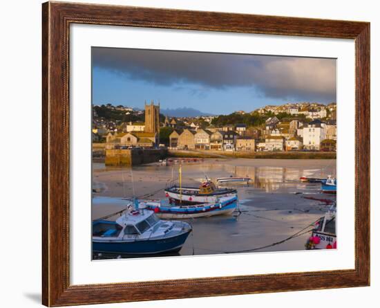 St. Ives Harbour, Cornwall, England, United Kingdom, Europe-Alan Copson-Framed Photographic Print