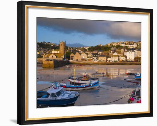 St. Ives Harbour, Cornwall, England, United Kingdom, Europe-Alan Copson-Framed Photographic Print