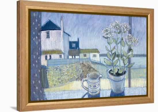 St. Ives Windowsill-Felicity House-Framed Premier Image Canvas