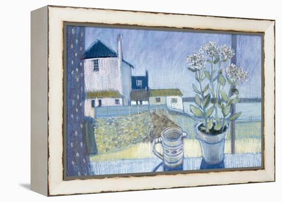 St. Ives Windowsill-Felicity House-Framed Premier Image Canvas