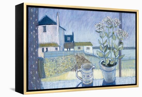 St. Ives Windowsill-Felicity House-Framed Premier Image Canvas