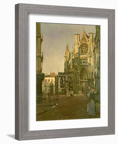 St. Jacques Church, Dieppe-Walter Richard Sickert-Framed Giclee Print