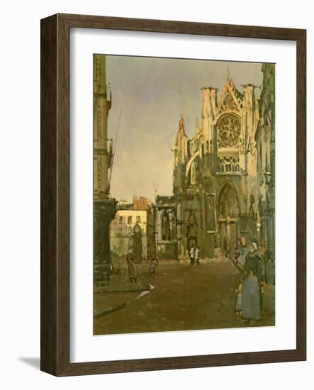 St. Jacques Church, Dieppe-Walter Richard Sickert-Framed Giclee Print