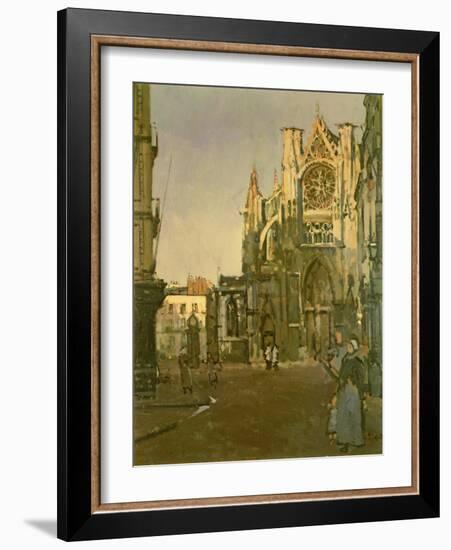 St. Jacques Church, Dieppe-Walter Richard Sickert-Framed Giclee Print