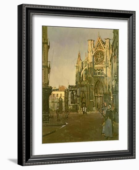 St. Jacques Church, Dieppe-Walter Richard Sickert-Framed Giclee Print