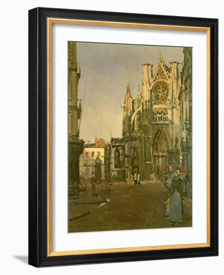 St. Jacques Church, Dieppe-Walter Richard Sickert-Framed Giclee Print