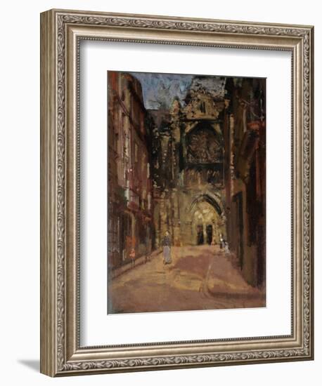 St Jacques, Dieppe, France, C.1900-Walter Richard Sickert-Framed Giclee Print