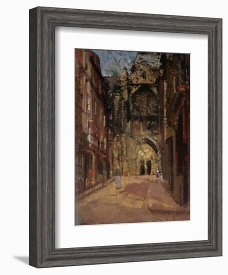 St Jacques, Dieppe, France, C.1900-Walter Richard Sickert-Framed Giclee Print