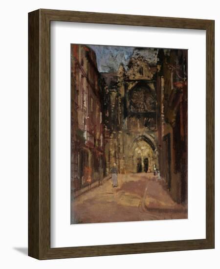 St Jacques, Dieppe, France, C.1900-Walter Richard Sickert-Framed Giclee Print