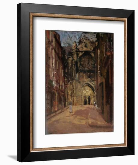 St Jacques, Dieppe, France, C.1900-Walter Richard Sickert-Framed Giclee Print