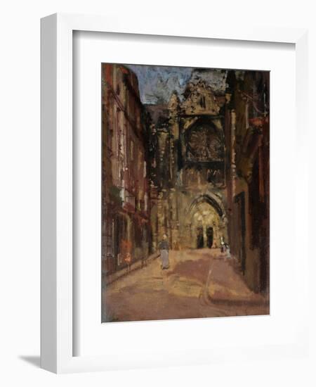 St Jacques, Dieppe, France, C.1900-Walter Richard Sickert-Framed Giclee Print