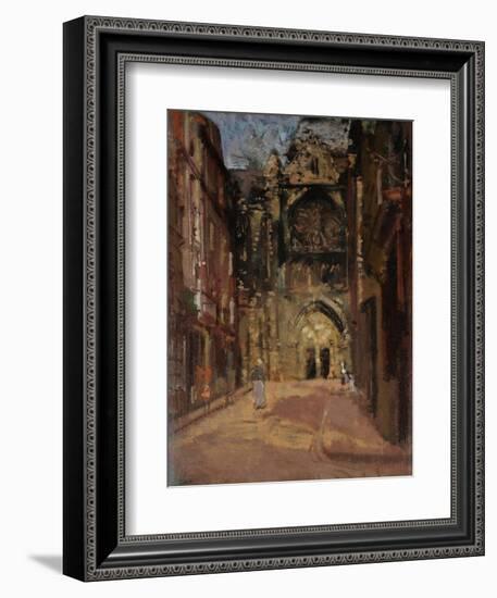 St Jacques, Dieppe, France, C.1900-Walter Richard Sickert-Framed Giclee Print