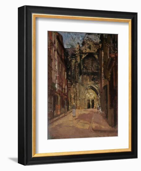 St Jacques, Dieppe, France, C.1900-Walter Richard Sickert-Framed Giclee Print