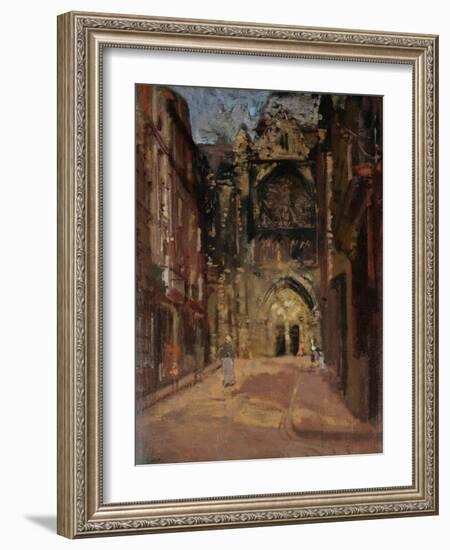 St Jacques, Dieppe, France, C.1900-Walter Richard Sickert-Framed Giclee Print