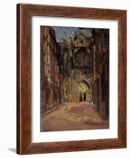 St Jacques, Dieppe, France, C.1900-Walter Richard Sickert-Framed Giclee Print