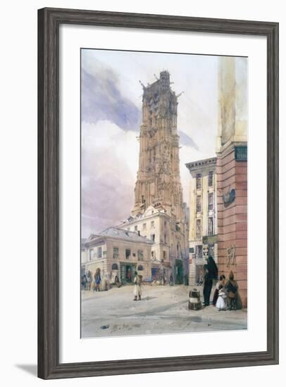 St Jacques Tower, 1834-Thomas Shotter Boys-Framed Giclee Print