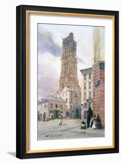 St Jacques Tower, 1834-Thomas Shotter Boys-Framed Giclee Print