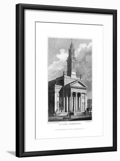 St James, Bermondsey, Surrey, 1829-R Winkles-Framed Giclee Print